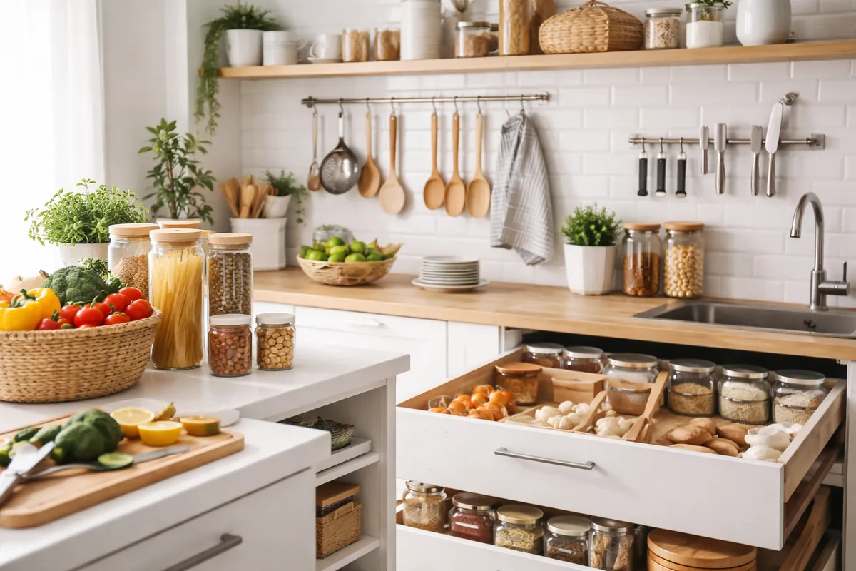 Les astuces pour un rangement efficace dans votre cuisine