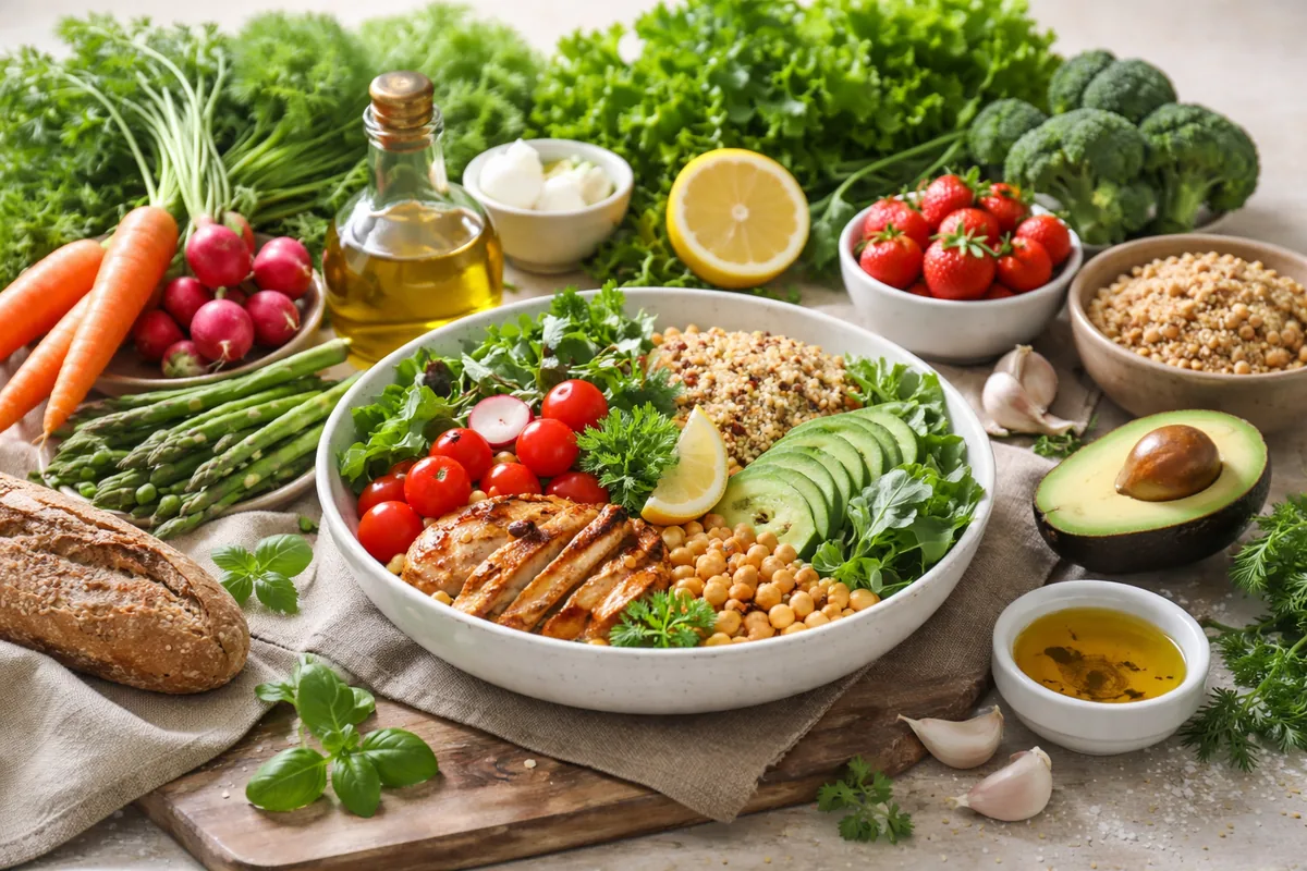 Comment créer des repas sains avec des ingrédients de saison et locaux