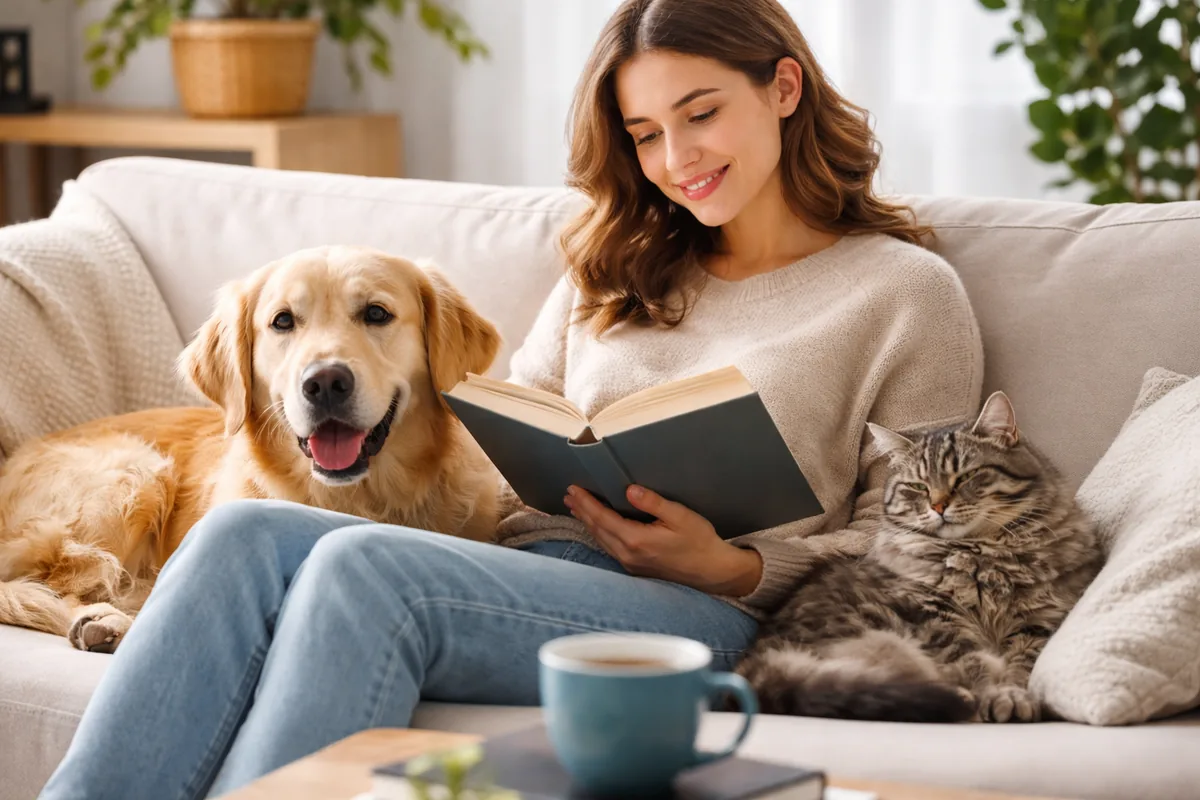 Les bienfaits de la lecture pour les propriétaires d'animaux de compagnie